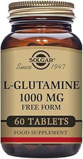 L-Glutamine 1000 mg Tablets - Pack of 60 - Supports Muscle Function - for Active Lifestyles - Great Addition to Whey Powder - Vegan