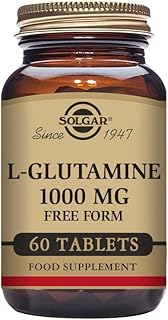L-Glutamine 1000 mg Tablets - Pack of 60 - Supports Muscle Function - for Active Lifestyles - Great Addition to Whey Powder - Vegan