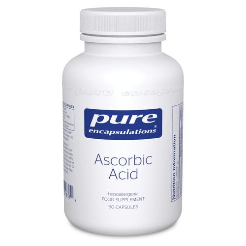 Ascorbic Acid - 1000mg Professional Strength Vitamin C - Hypoallergenic Supplement - 90 Capsules