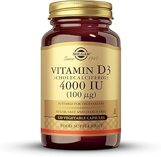 4000IU Vitamin D3 - Healthy Teeth and Bones - Better Calcium Absorption - Pack of 120 Vegetable Capsules