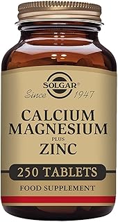 Calcium Magnesium Plus Zinc, 250 Tablets - Promotes Healthy Bones and Teeth - Supports Nerve & Muscle Function - Non GMO, Vegan, Gluten Free, Dairy Free, Kosher, Halal - 83 Servings