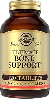 Ultimate Bone Support Tablets - Food Supplement, Pack of 120 - with Calcium, Magnesium, Vitamin D3, K2 and Zinc