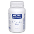 Vitamin B-Complex Plus - B Vitamin Formula with Active Folate - for Cardiovascular Health, Memory, Skin & Hair - 60 Capsules