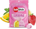 SaltStick Fastchews, Electrolyte Replacement Tablets for Rehydration, Exercise Recovery, Youth & Adult Athletes, Hiking & Sports Recovery, 1 x Packet of 10 Tablets (Pink Lemonade)