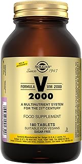 Formula VM-2000 Tablets - 180 tablets - Multivitamin and Mineral Formula for Daily Vitality - With Vitamins A, C & E - Fights Stress and Fatigue - Vegan