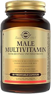 Male Multiple Tablets - Pack of 60 - Supports Metabolism and Reduces Fatigue - Immunity, Health and Bone Heart - Vegan