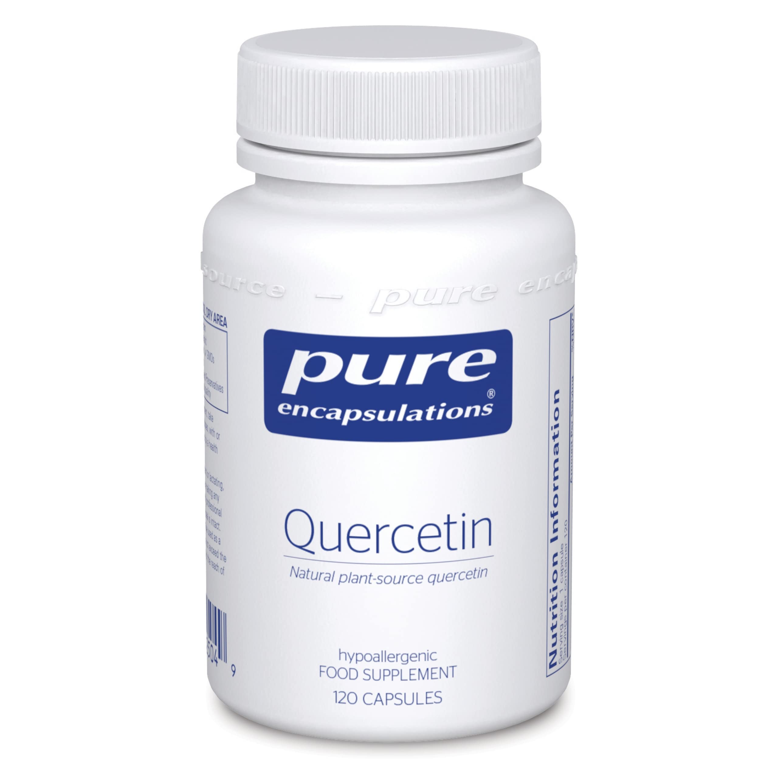 Quercetin 250mg - Natural Plant-Source Pure Quercetin Supplement - Promotes Immune Support, Cardiometabolic Health and Overall Cellular Health - 120 Vegetarian Capsules