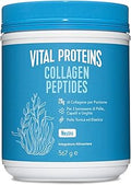 Collagen Peptides Powder Supplement (Type I, III) - Collagene idrolizzato - Non-GMO - Senza latticini e glutine - 20g per porzione - Non aromatizzato 567g Canister