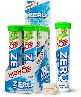 ZERO Electrolyte Tablet - Hydration Tablets Enhanced with Vitamin C - 0 Calories & Sugar Free - Boost Hydration, Performance & Wellness - Citrus, 160 Tablets (20x, Pack of 8)