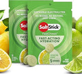 SaltStick Fastchews, Electrolyte Replacement Tablets for Rehydration, Exercise Recovery, Youth & Adult Athletes, Hiking & Sports Recovery, 2 x Packets of 10 Tablets (Lemon Lime)