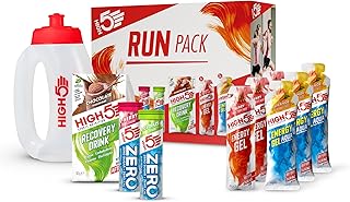 Run Pack – Running Energy, Hydration & Recovery Nutrition Kit – Energy Gels, Zero Electrolyte Tablets, Recovery Drink & 350ml Running Bottle – Energy Fuel, Hydration & Muscle Recovery Support