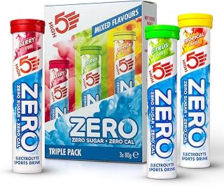 ZERO Electrolyte Tablet - Hydration Tablets Enhanced with Vitamin C - 0 Calories & Sugar Free - Boost Hydration, Performance & Wellness - Triple Pack, 60 Tablets (20x, Pack of 3)